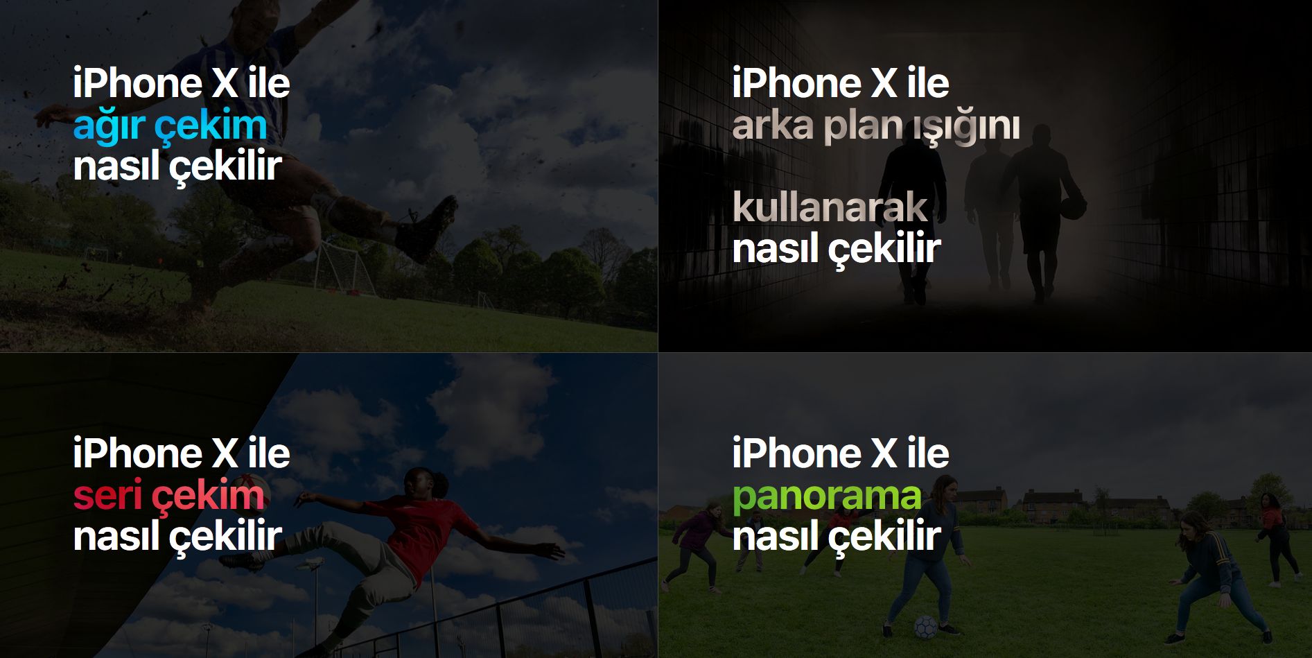 Apple yeni iPhone X fotoğraf eğitimi videoları yayınladı