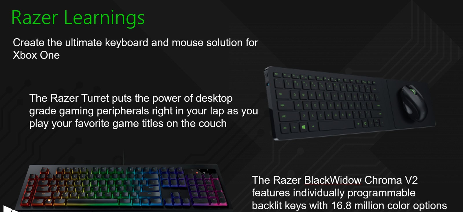 Microsoft, Xbox'un klavye ve mouse desteği için Razer ile işbirliği yapıyor