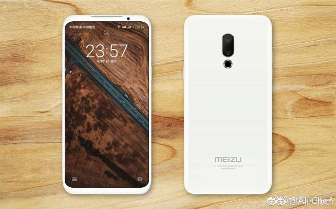 İnce çerçeveli, çentiksiz ekranlı Meizu 16’nın basın görseli sızdı