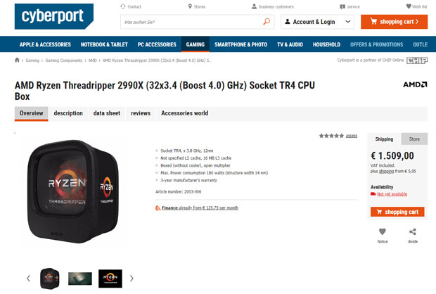 32 çekirdekli Threadripper işlemcisinin fiyatı ortaya çıktı