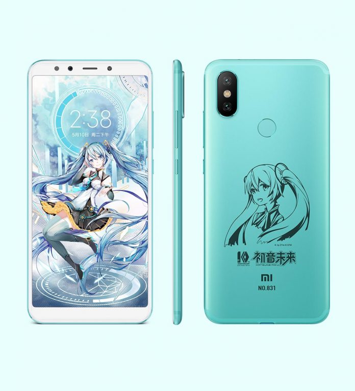 Xiaomi Mi 6X Hatsune Miku versiyonu 1.67 milyon adet rezerve edildi