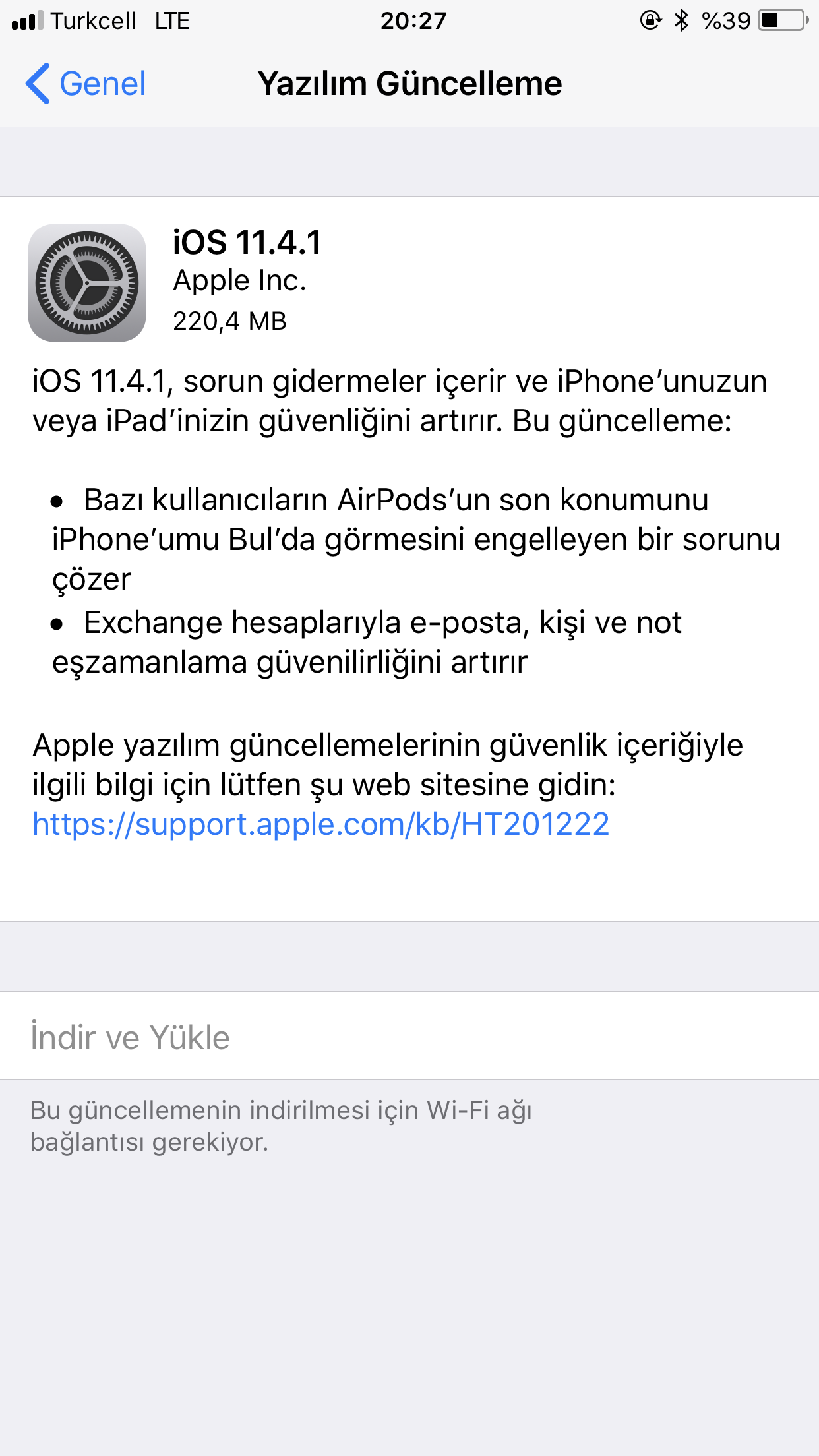 iOS 11.4.1 güncellemesi yayınlandı!