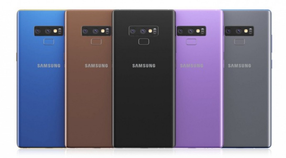 Samsung Galaxy Note 9'un renk seçenekleri belli oldu
