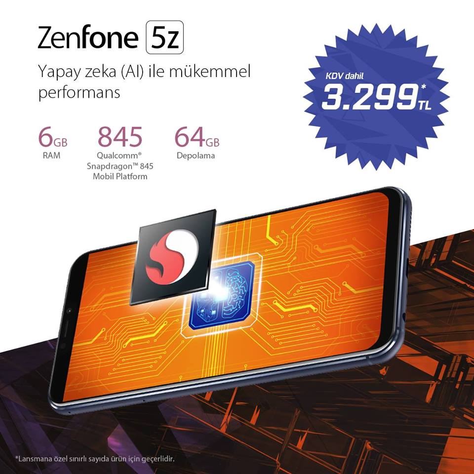 ASUS ZenFone 5Z Türkiye fiyatı belli oldu!
