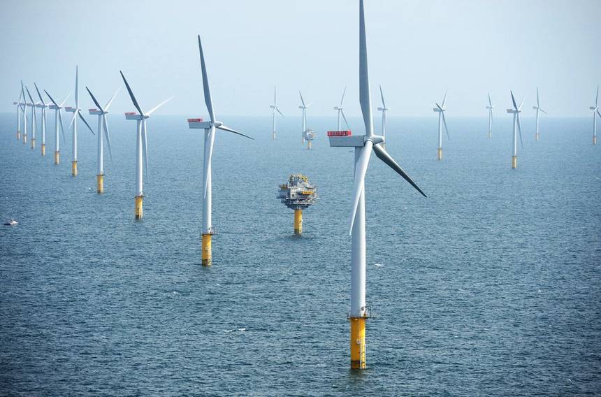 İskoçya'nın açık denizdeki rüzgar türbinleri elektrik üretmeye başladı