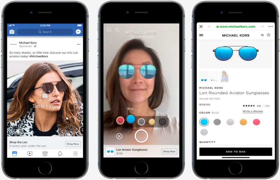 Facebook, alışveriş modelini değiştirecek artırılmış gerçeklik reklamlarını test ediyor