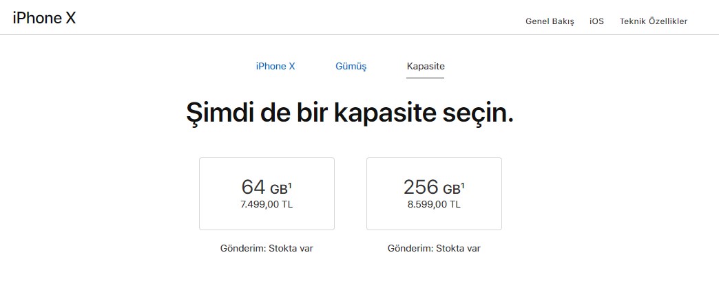 Apple'dan büyük zam: iPhone X 7500 TL oldu!
