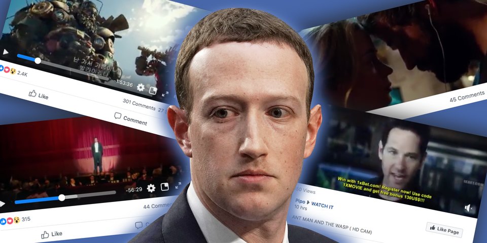 Korsan film deposuna dönen Facebook, bu durumu görmezden geliyor