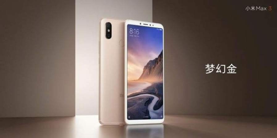 Xiaomi Mi Max 3'ün resmi görselleri yayınlandı