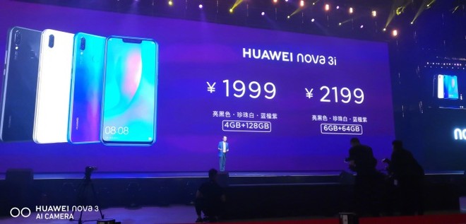 Huawei'nin bütçe dostu telefonu Nova 3i resmen tanıtıldı