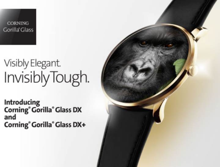 Corning’den akıllı saatler için Gorilla Glass camlar