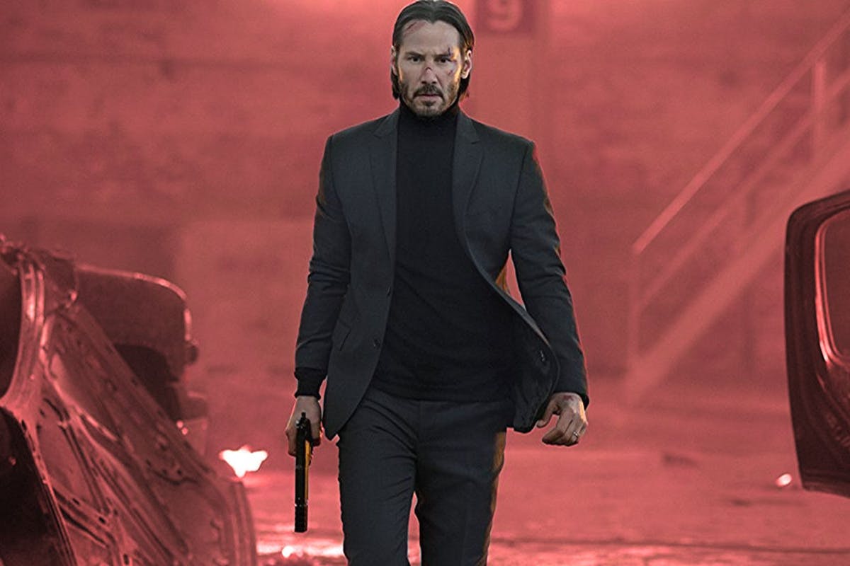  John Wick 3 filminden at üstünde set fotoğrafları