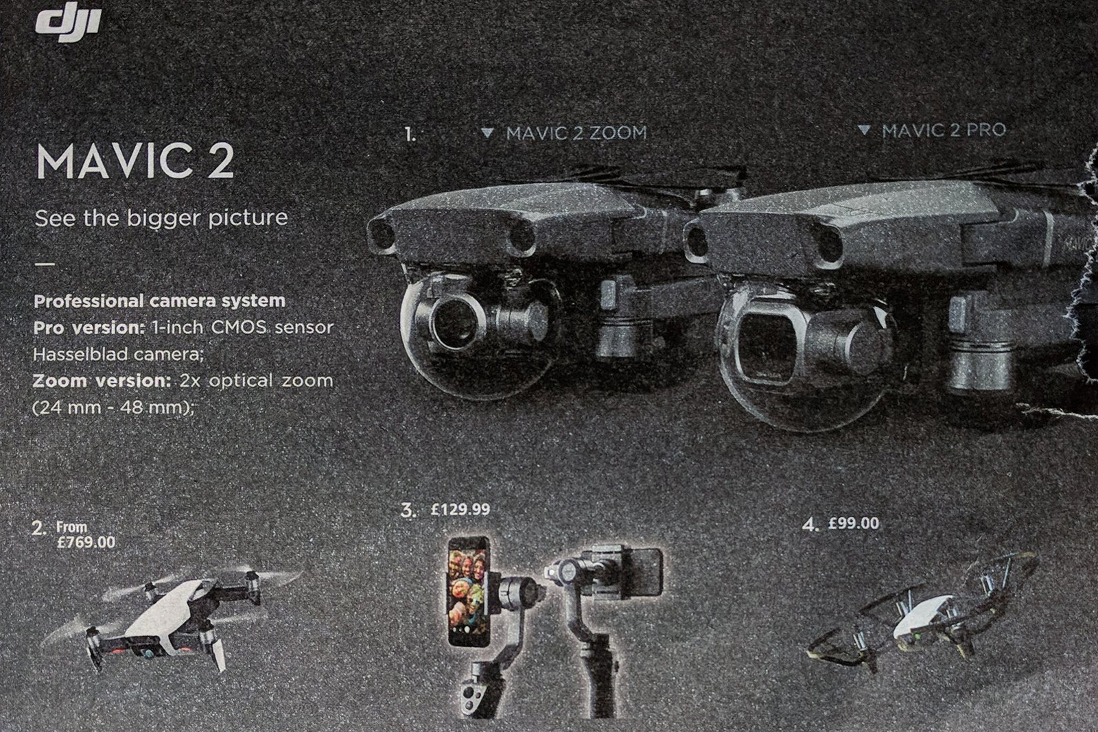 DJI Mavic 2 farklı versiyonlarla gelecek