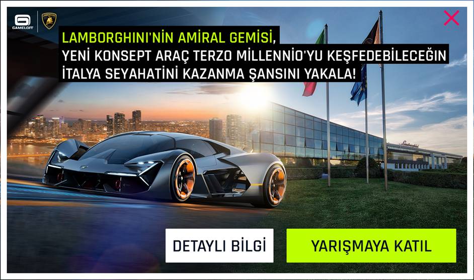 Asphalt 9: Legends oyununda İtalya seyahati şansı