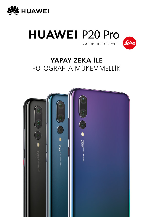 Huawei P20 Pro ile yapay zekâ cebinizde