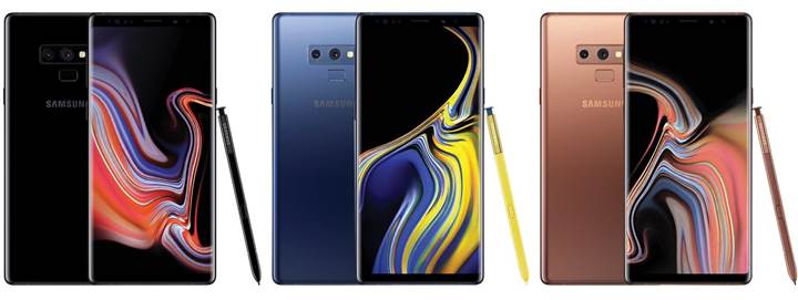 Galaxy Note 9 özellikleri