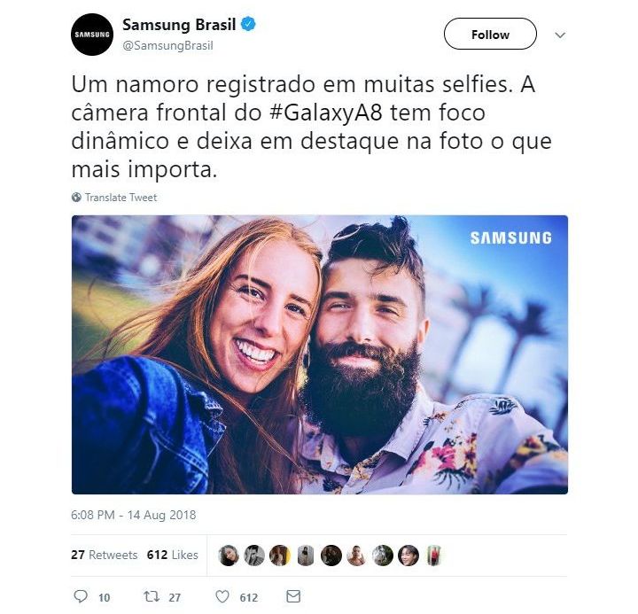 Samsung Brezilya'dan stok fotoğraf cinliği