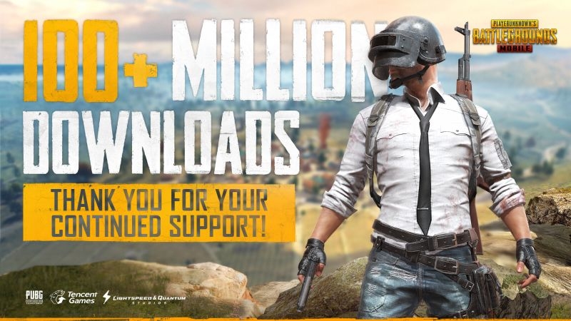 PUBG mobil sürümü 100 milyondan fazla indirildi