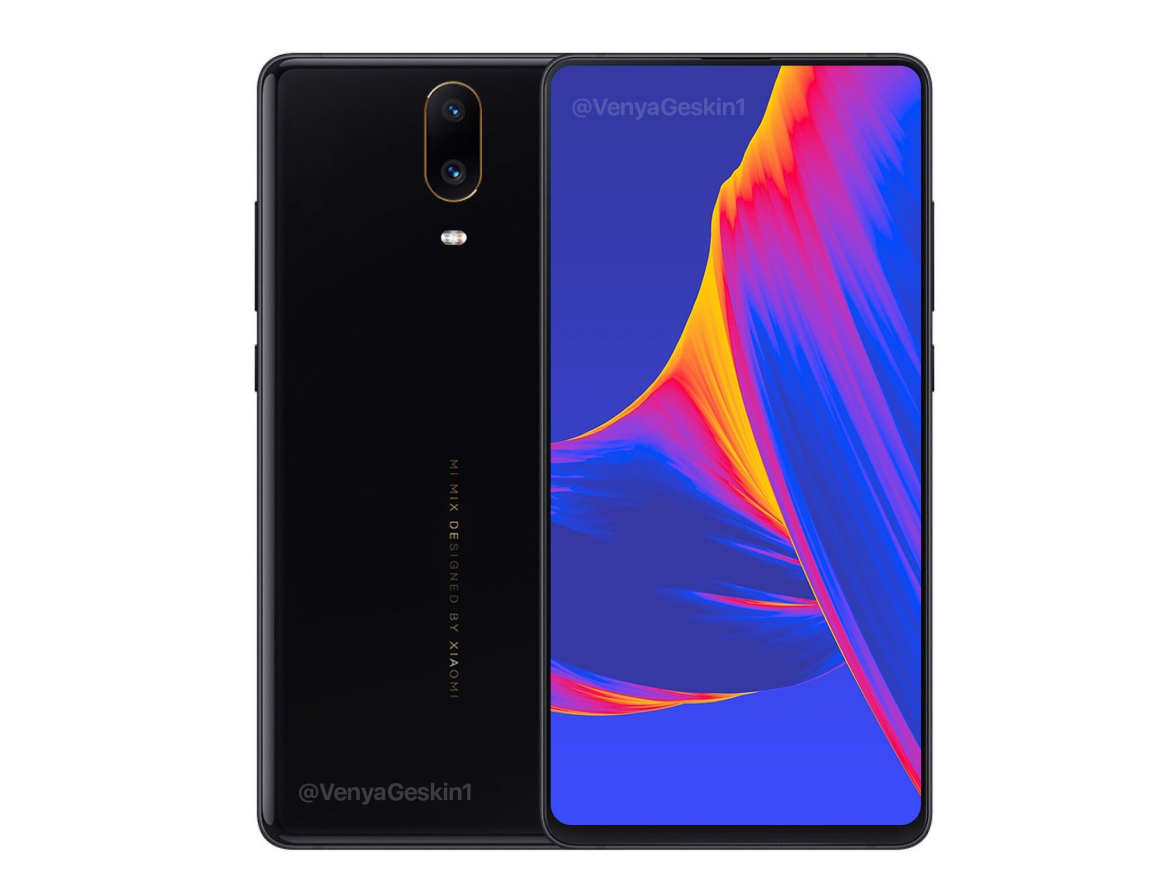 Xiaomi Mi MIX 3 görüntüleri sızdı: Tamamen ekrandan oluşan tasarım ve ekrandan parmak izi okuma