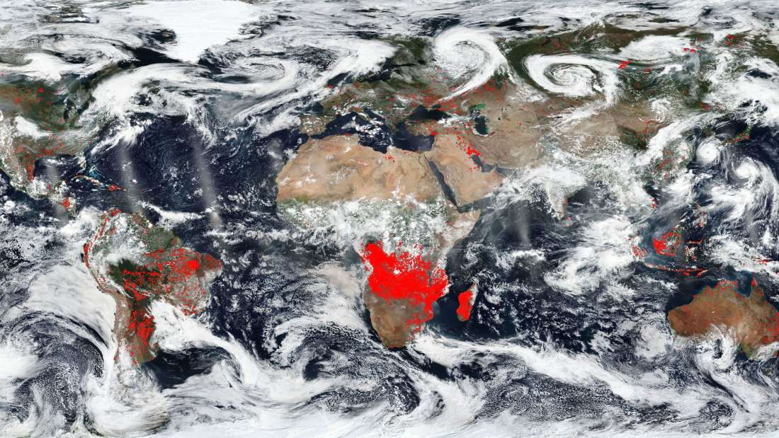 NASA Dünya'nın dört bir yanındaki orman yangınlarının haritasını çıkardı