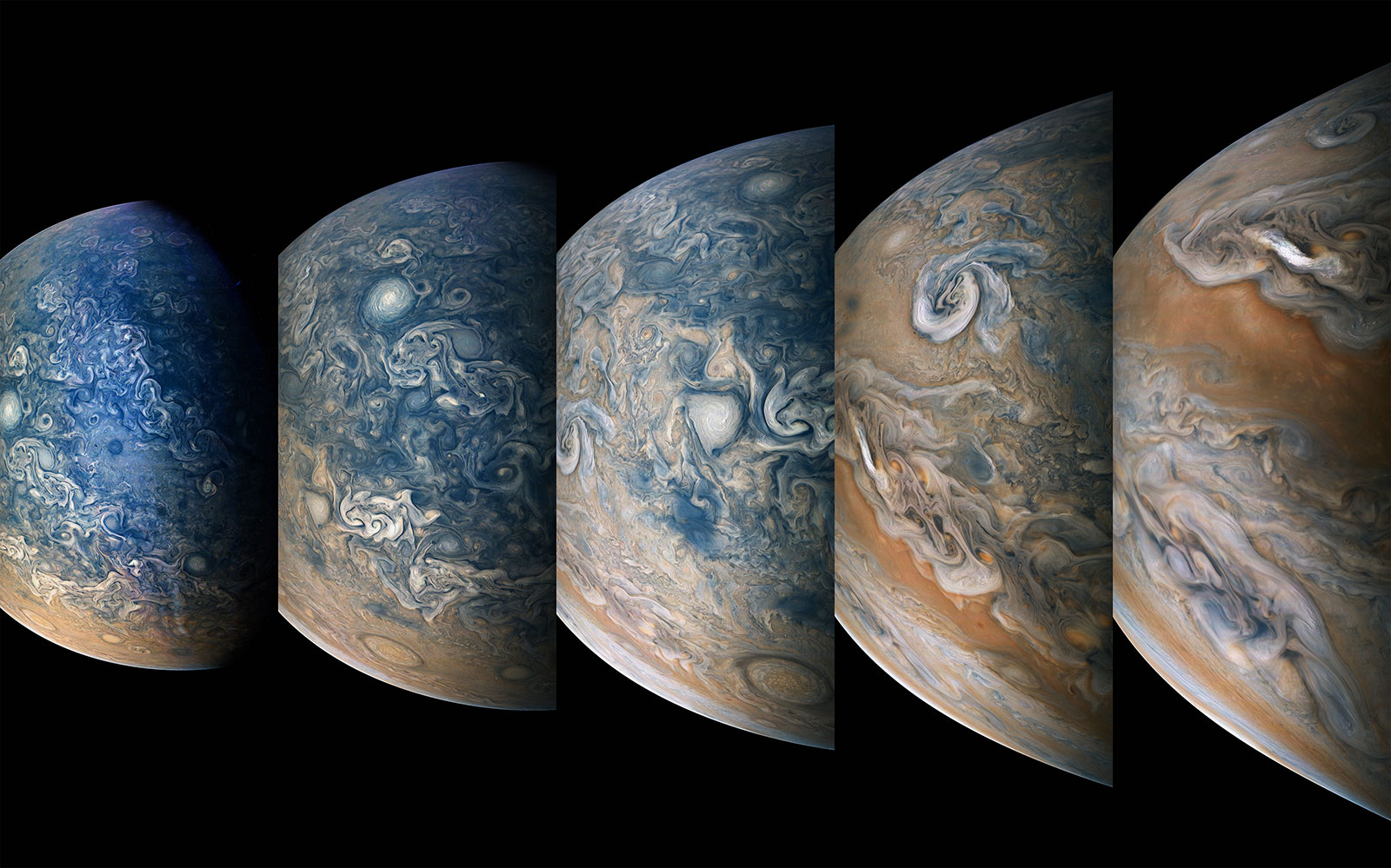 Juno'dan yeni fotoğraflar geldi: İşte Jüpiter'in büyüleyici atmosferi