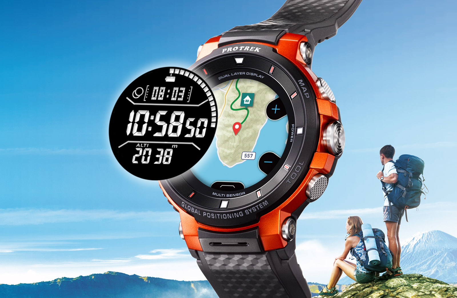 Casio çevrimdışı harita ve GPS izleme özelliğine sahip yeni akıllı saatini duyurdu