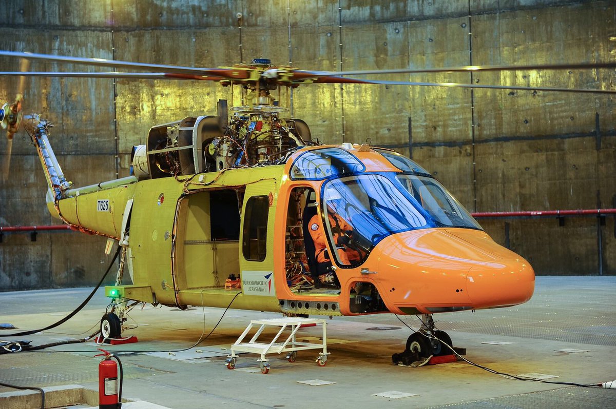 Yerli helikopter T625'in motor çalıştırma testi başarıyla gerçekleştirildi