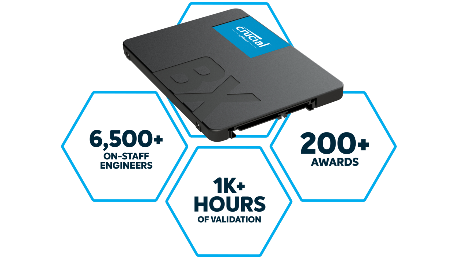 Crucial BX500 SSD serisi duyuruldu