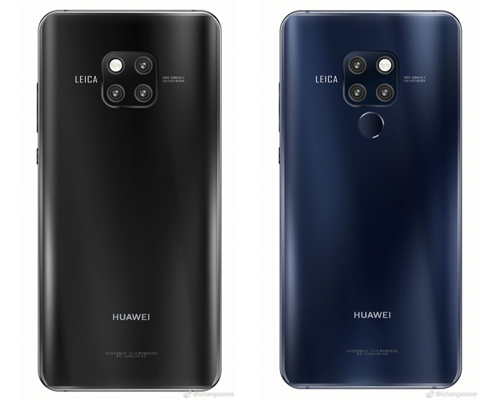Huawei Mate 20 Pro'nun basın görselleri ortaya çıktı