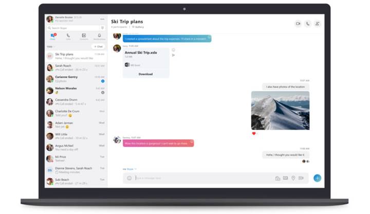 Microsoft, Skype'ın tasarımını tekrar yenileyeceğini duyurdu