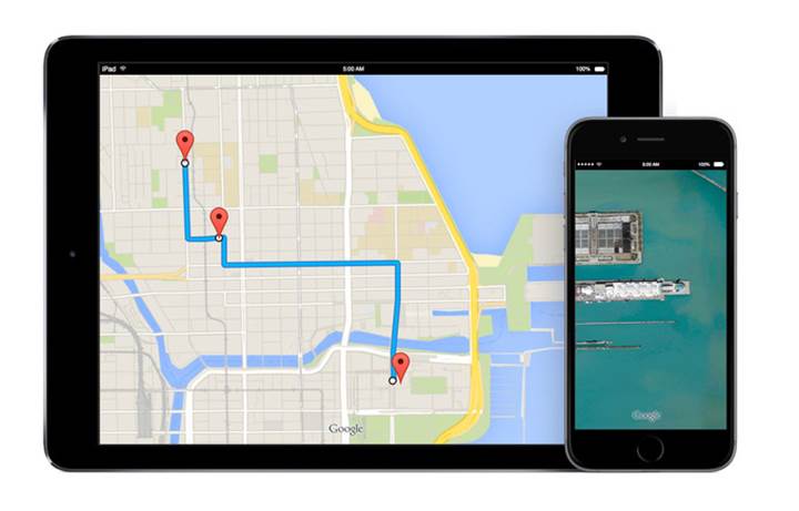 Google Haritalar uygulamasının iOS versiyonu güncelleme aldı