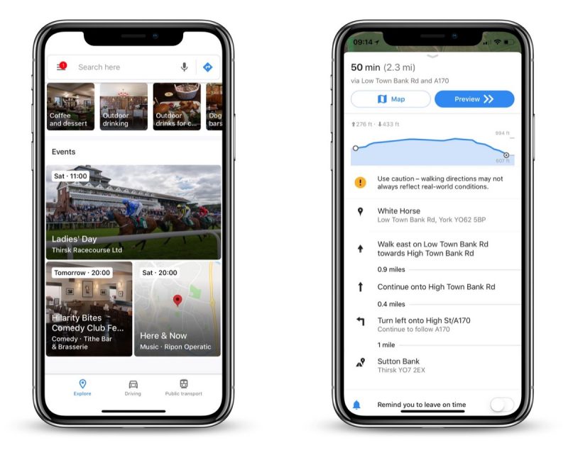 Google Haritalar uygulamasının iOS versiyonu güncelleme aldı