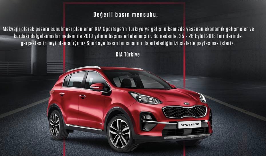 Yeni Kia Sportage'ın Türkiye'ye gelişi ekonomik nedenler yüzünden ertelendi