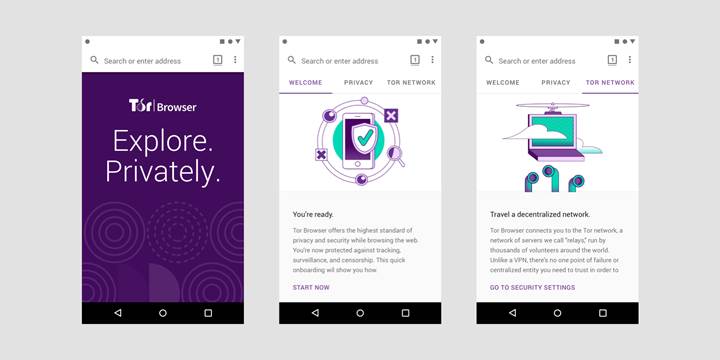 Tor Browser'ın Android versiyonu yayınlandı