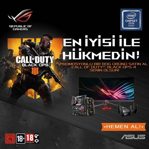 ASUS ROG, Call of Duty: Black Ops 4 için Activision ile işbirliği yaptı