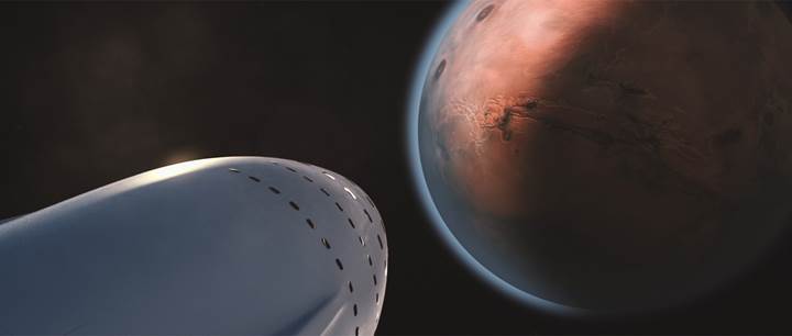 SpaceX, Mars uzay gemisinin testlerine önümüzdeki yıl başlayacak