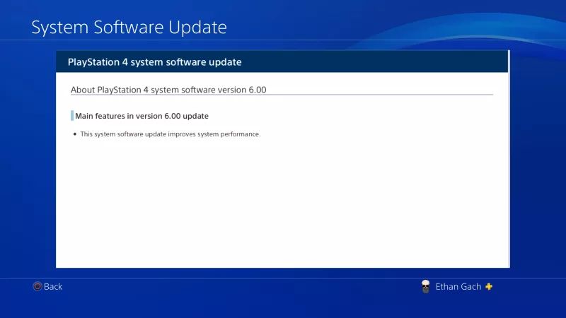 PlayStation 4 için 6.00 numaralı sistem yazılımı güncellemesi yayınlandı
