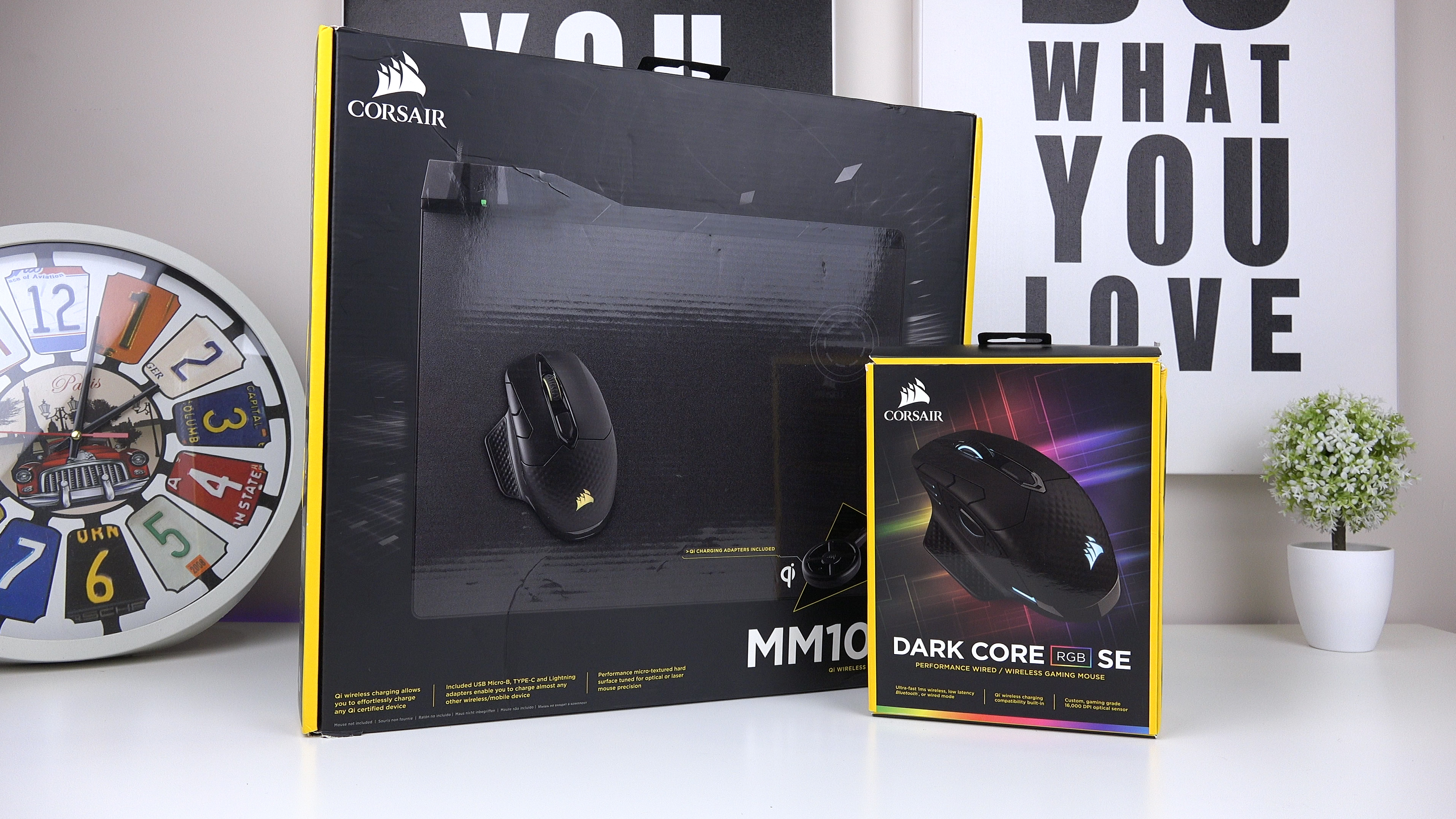 Kablolu gibi hızlı kablosuz fare ve Qi kablosuz şarjlı mause pad 'Corsair Dark Core RGB SE ve MM1000 incelemesi'