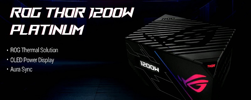 Asus ROG Thor Platinum güç kaynağı satışa çıkıyor