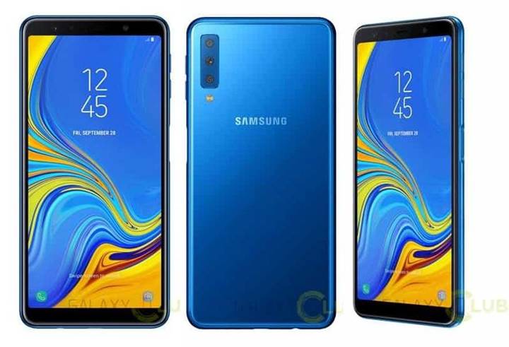 Üç arka kameralı Samsung Galaxy A7(2018) sızdırıldı