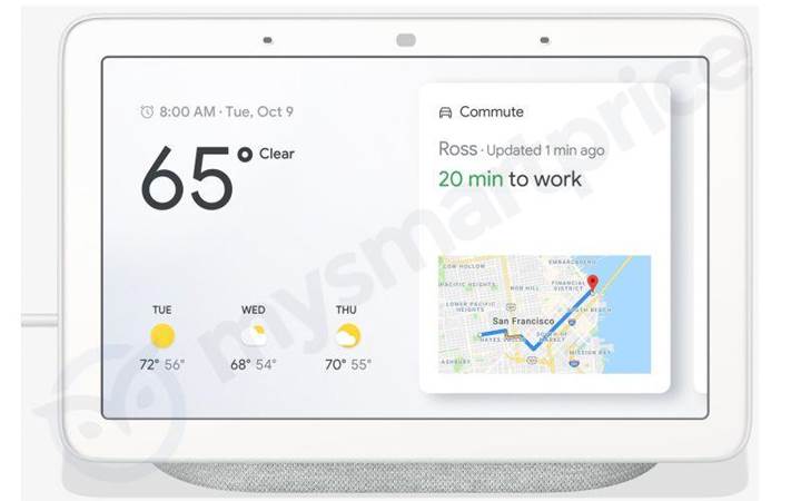 Dokunmatik ekranlı Google Home Hub akıllı hoparlör detaylandı