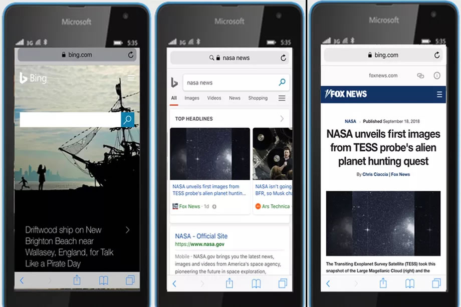 Bing mobil aramalarda AMP desteği sunmaya başladı
