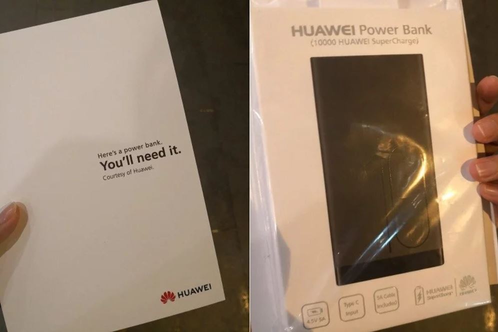 Huawei, iPhone almak için sıraya girenlere ücretsiz powerbank dağıttı
