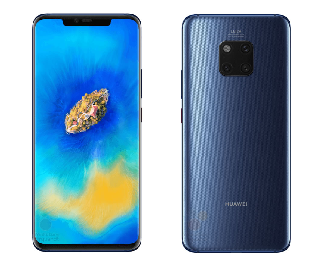 Resmi basın görselleri sızdı: Karşınızda Huawei Mate 20 Pro