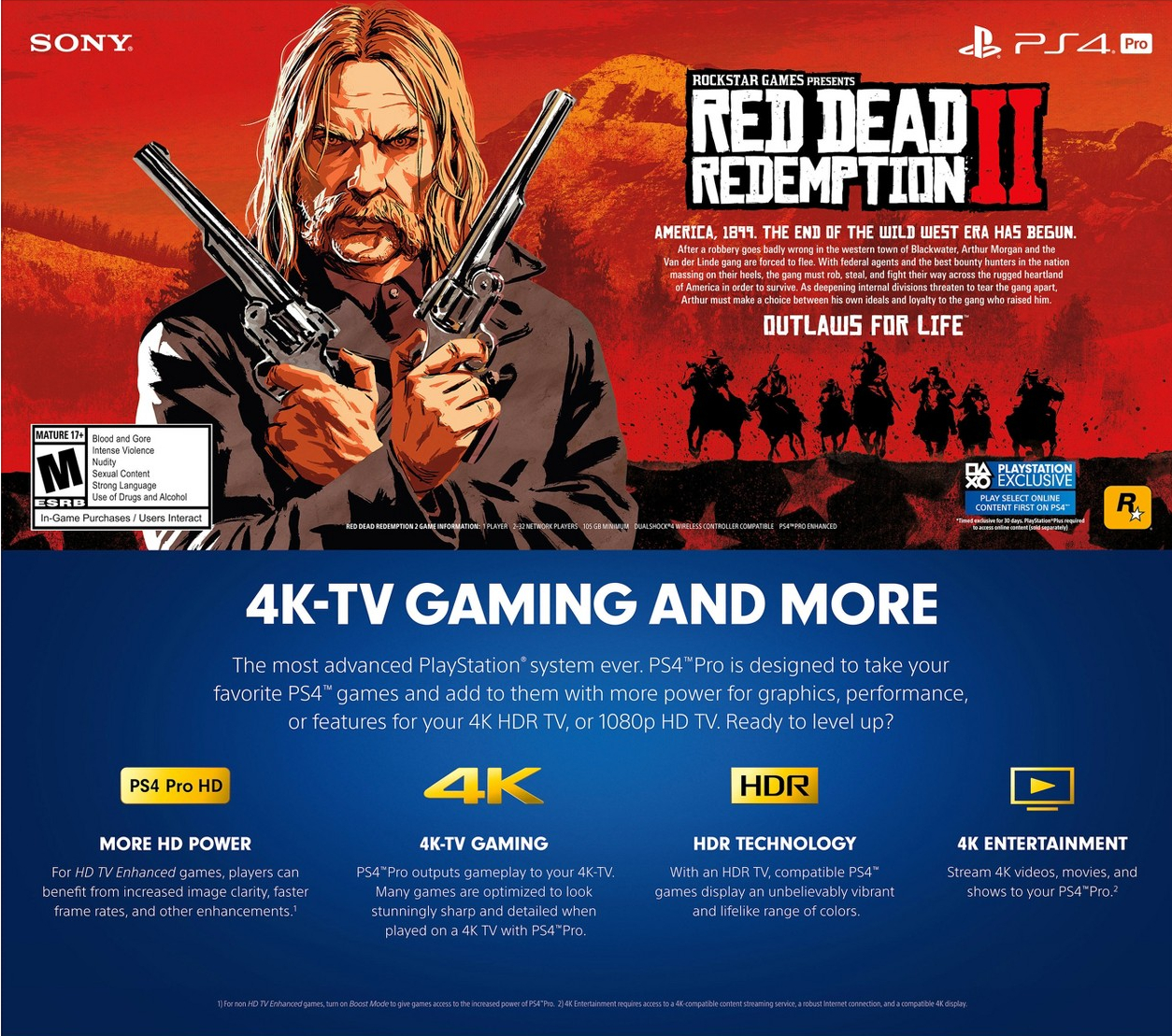 Red Dead Redemption 2, tam 105 gb depolama alanı isteyecek