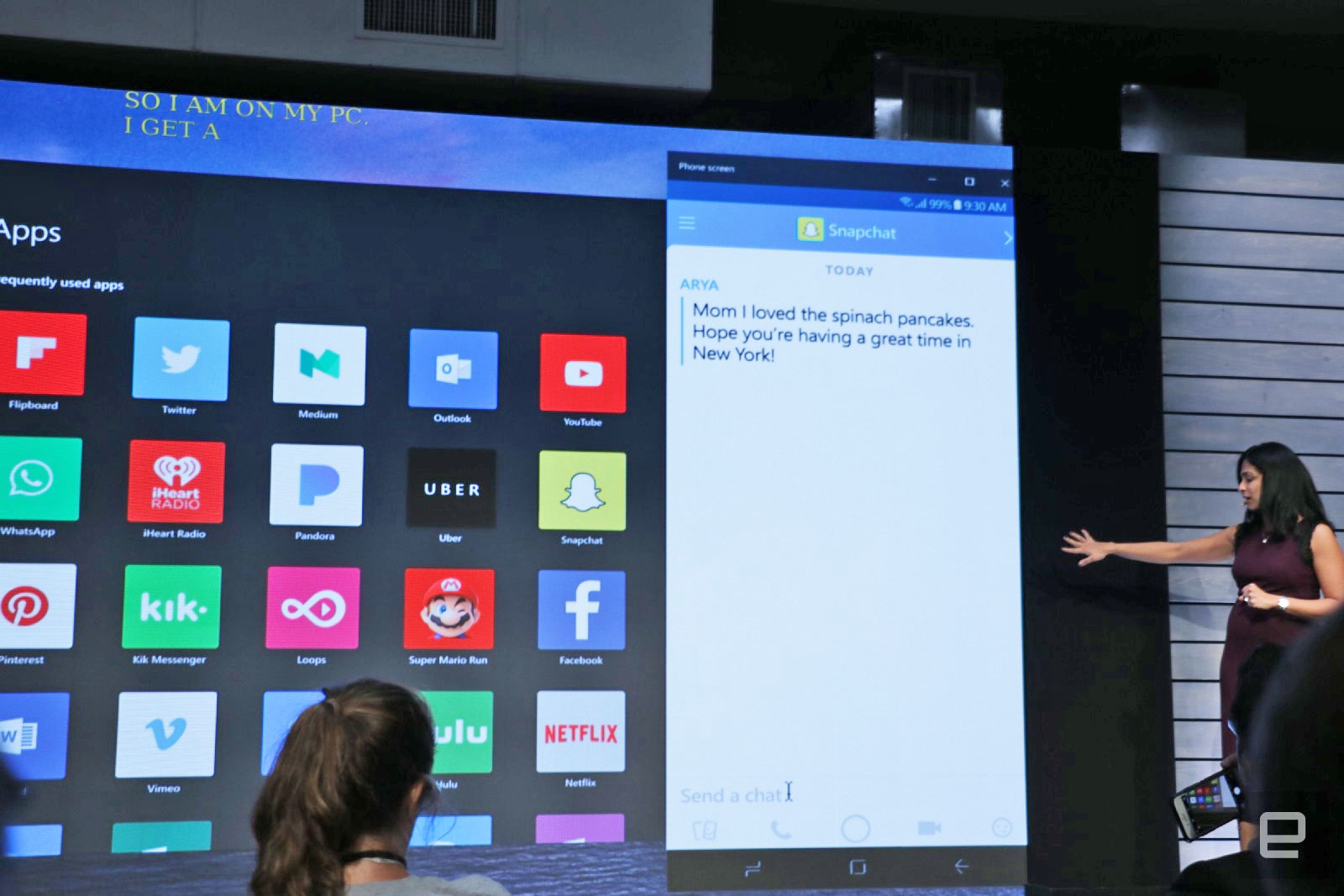 Android uygulamaları Windows 10 ekranına yansıtılabilecek