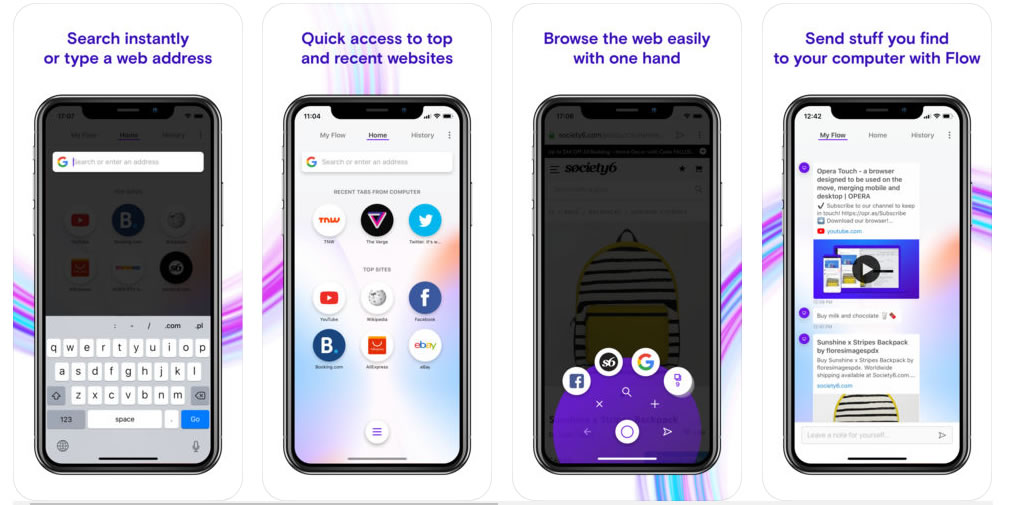Opera Touch'ın iOS versiyonu kullanıma sunuldu
