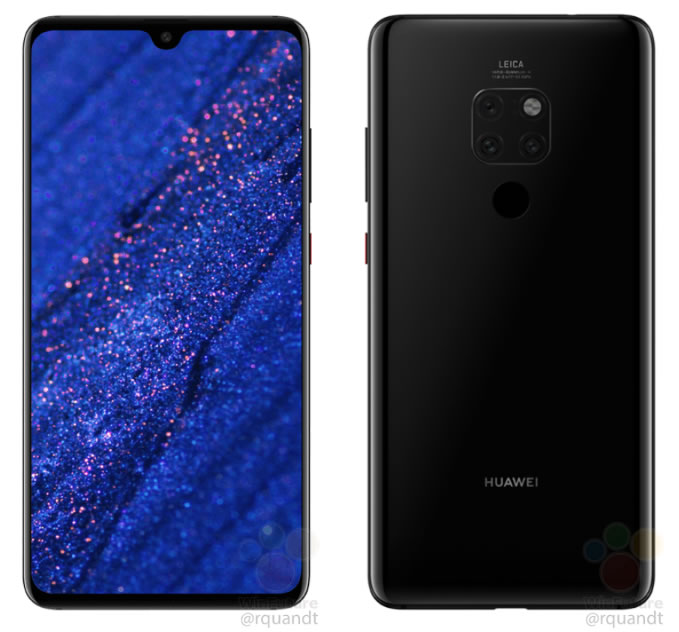 Huawei Mate 20 basın görselleri ortaya çıktı