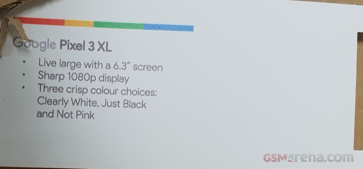 Google Pixel 3 ve Pixel 3 XL'nin ekran özellikleri ve renkleri sızdı