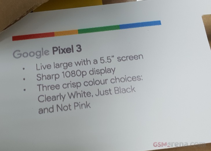 Google Pixel 3 ve Pixel 3 XL'nin ekran özellikleri ve renkleri sızdı